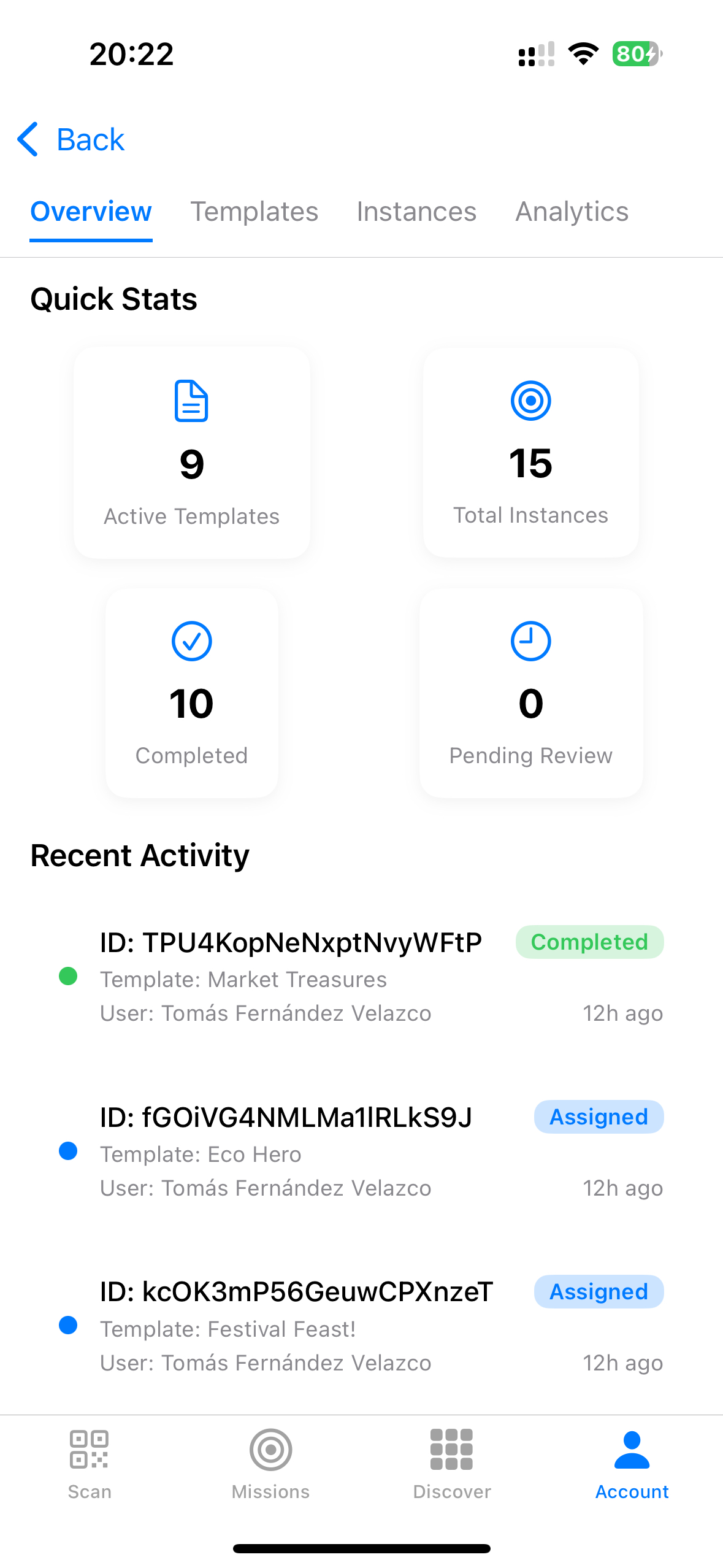 Moderator Panel Screenshot
